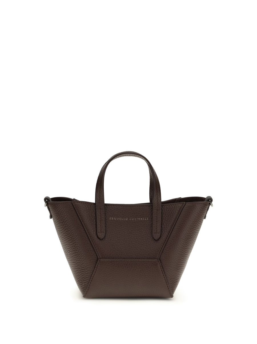 Leather Handbag Burgundy Calf Shoulder Bags