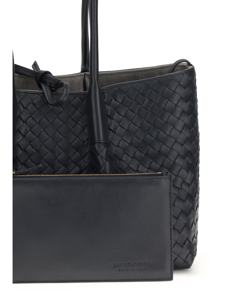 Tote Bag Pinacoteca Midnight-Basalt Midnight/basalt-m B Calf Leather Shoulder