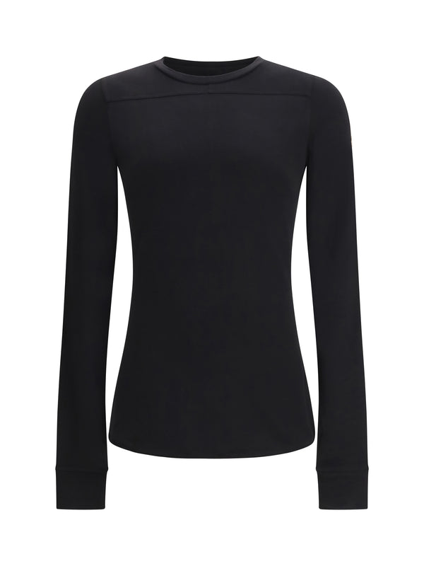Moncler + Rick Owens 100% cotton t-shirt in black