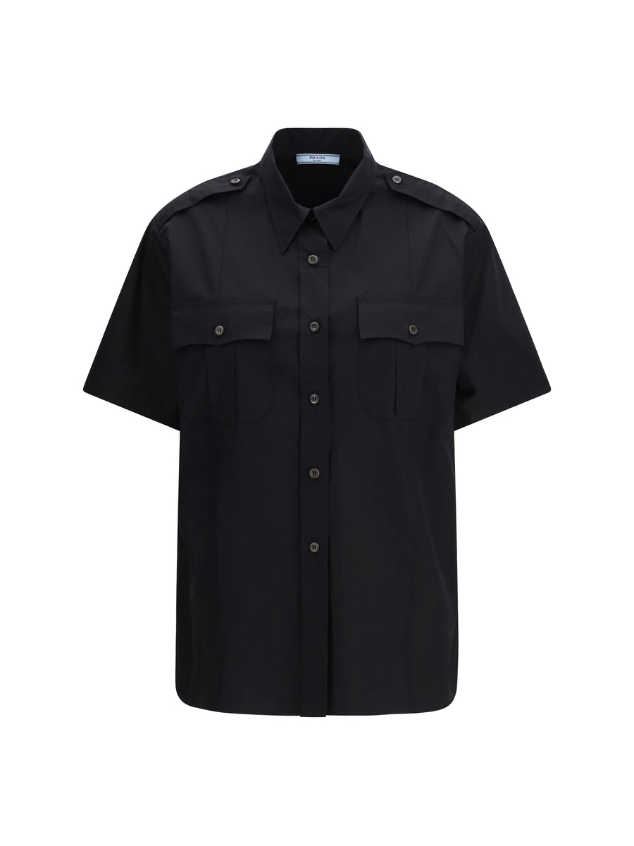 Prada 100% Cotton shirt in black