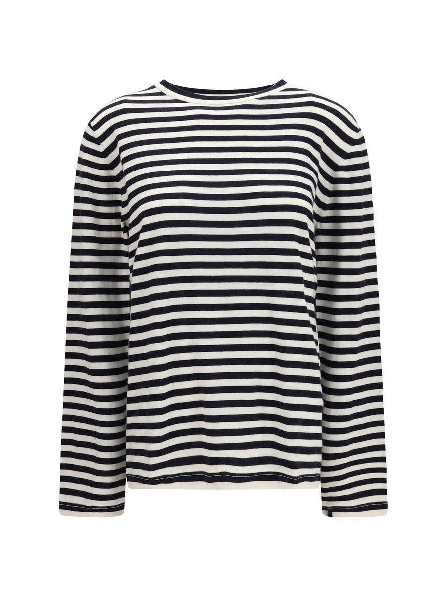 N°500 Jones Cotton And Cashmere Sweater Breton Cotton; Kashmir/capra Hircus
