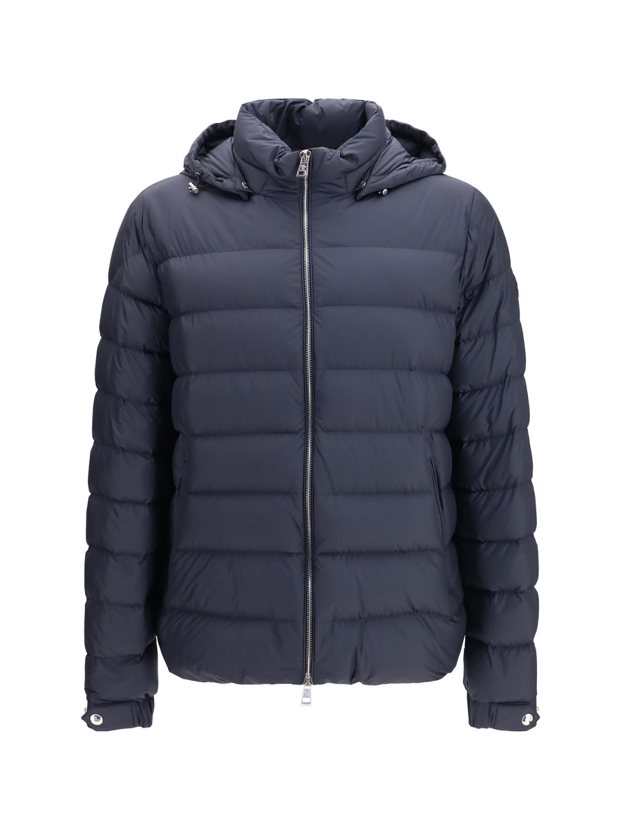 Arneb Short Hooded Puffer Jacket Blue