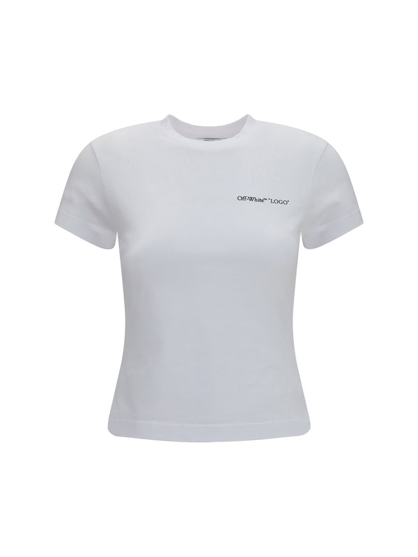 Printed T-Shirt White-Black White/black Cotton T-shirts & Jerseys