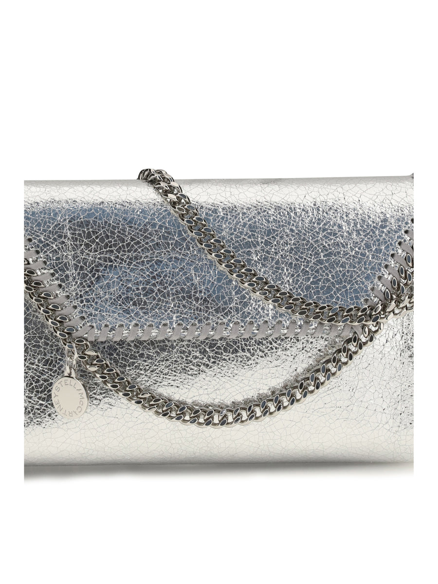 Shoulder Bag Falabella Silver Polyester