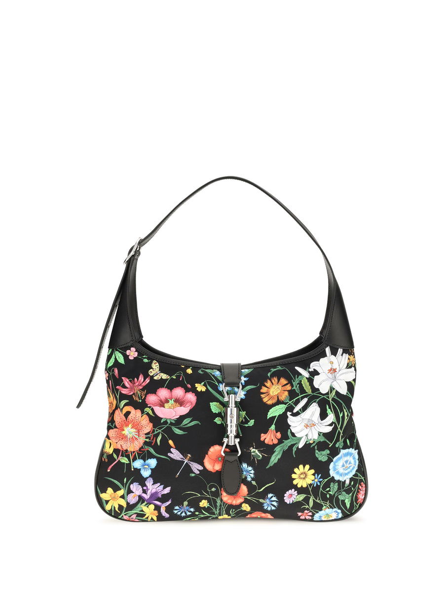 Medium Jackie 1961 Shoulder Bag Black Multi/black Nylon Handbags