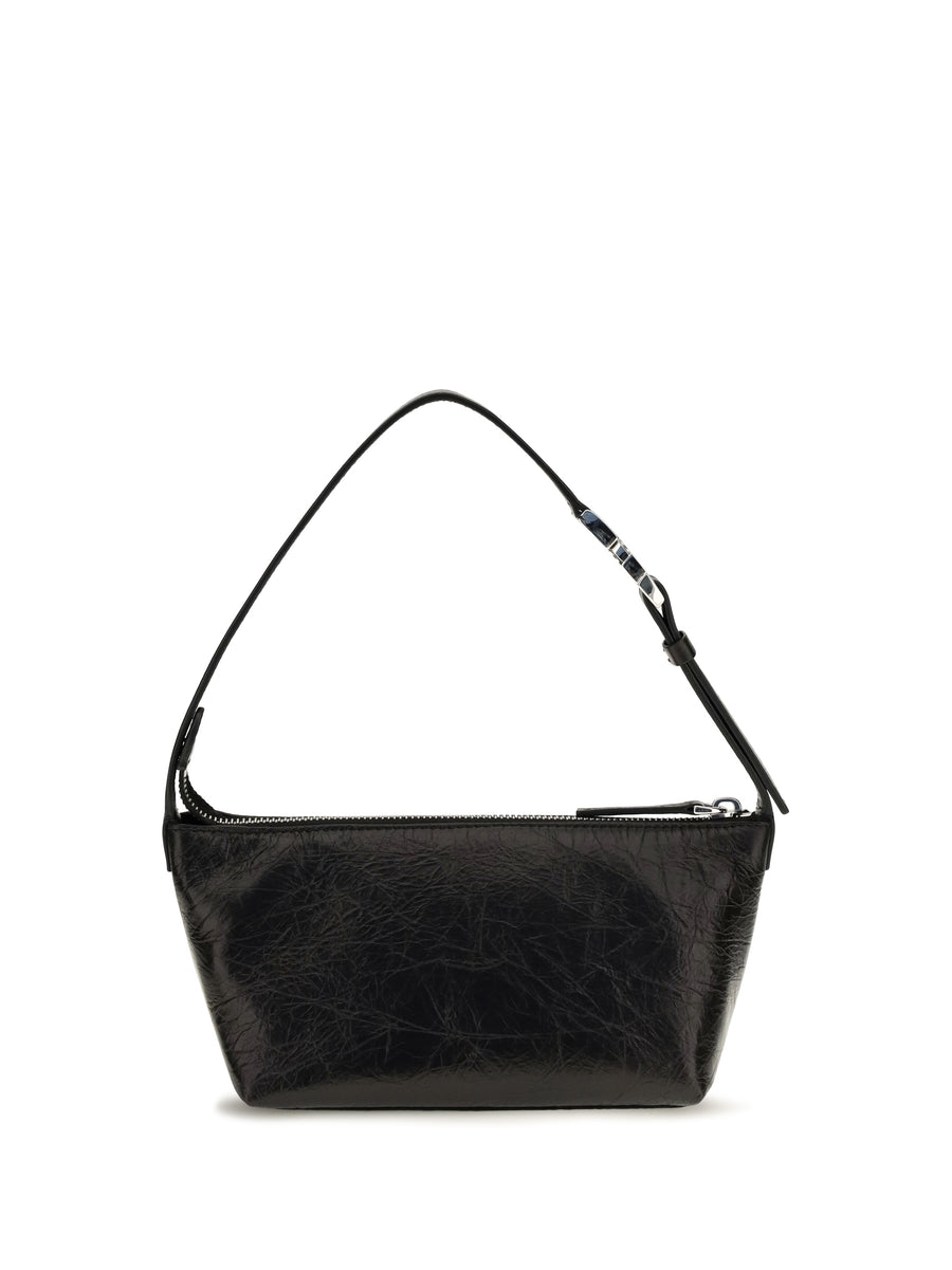 Small Vanity Leather Pouch Nero Calf Bos Taurus Wallet