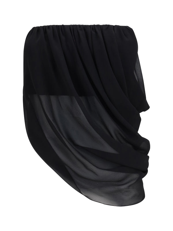 Francesco Murano 100% Silk tunic in black