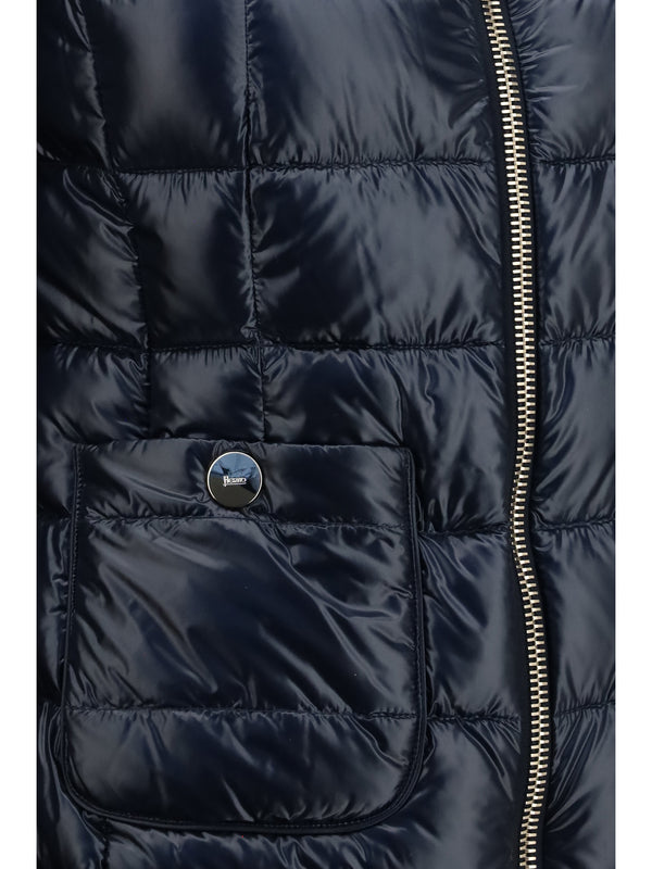 Down Jacket Maria Navy Blue Polyamide Puffer
