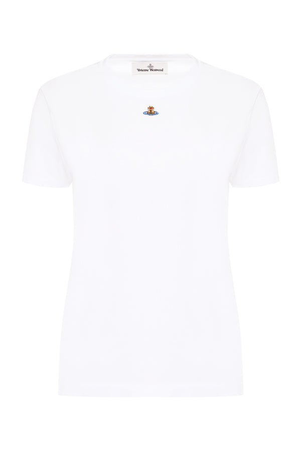 Cotton Crew-Neck T-Shirt White T-shirts & Jerseys