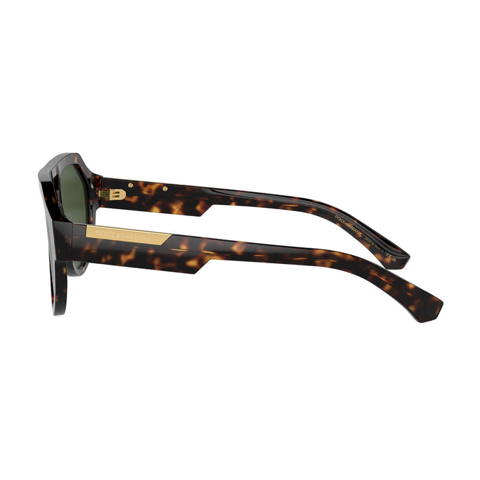 DG4466 Linea MIRROR LOGO 502-71 Havana Marrone Acetate Occhiali Sole