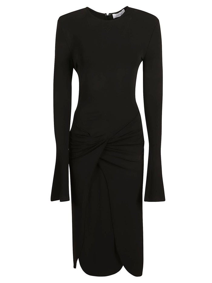 OWDB521S24FAB0011010 Nero Viscose Elastan Abito