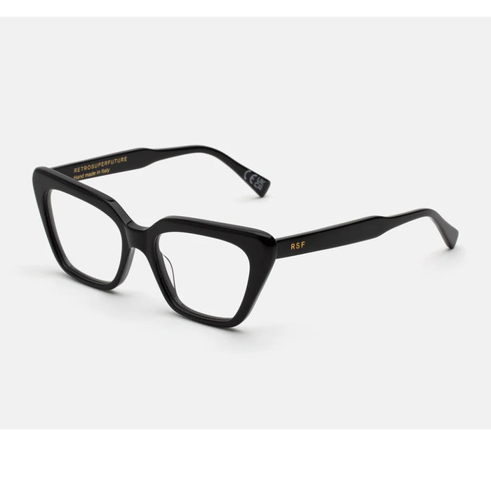Retrosuperfuture NUMERO 122 BLACK Nero Acetate Occhiali Da Vista