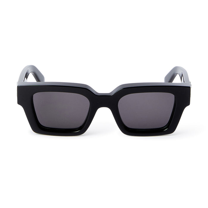 Off White OERI008 Virgil M 1007 Black Logo Dark Nero Acetate Occhiali Da Sole
