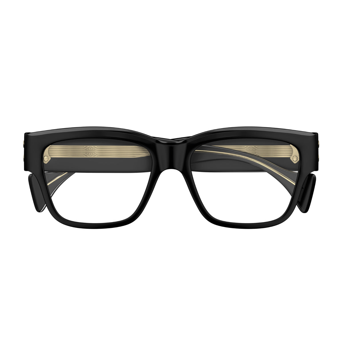 Gucci GG1705O Linea Rivets 001 Black Nero Acetate Occhiali Da Vista