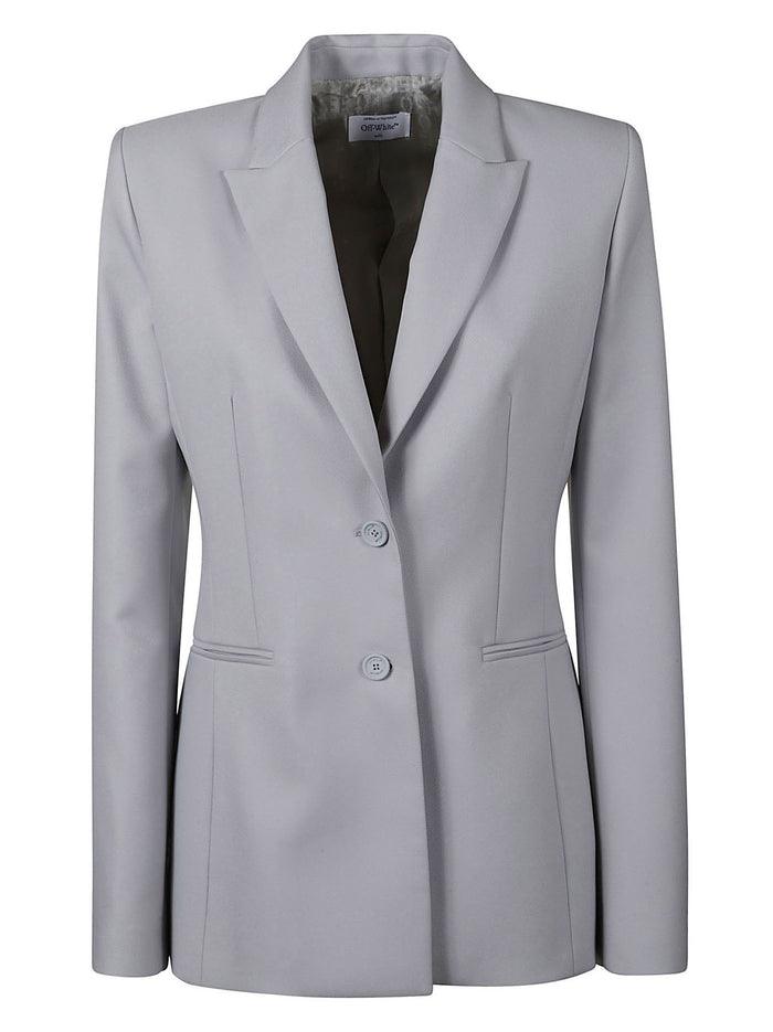 OWEF061S24FAB0014040 Nero Polyester made In Italy Giacca