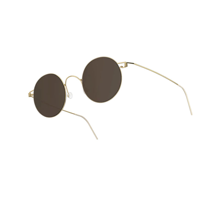 Lindberg Sun Titanium Rim 8222 PGT-PGT-PGT-SL111 Gold Oro Occhiali Da Sole