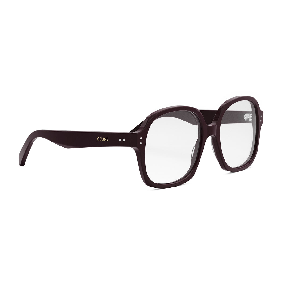 CL50151I CELINE Thin 069 Burgundy Rosso Acetate Occhiali Da Vista