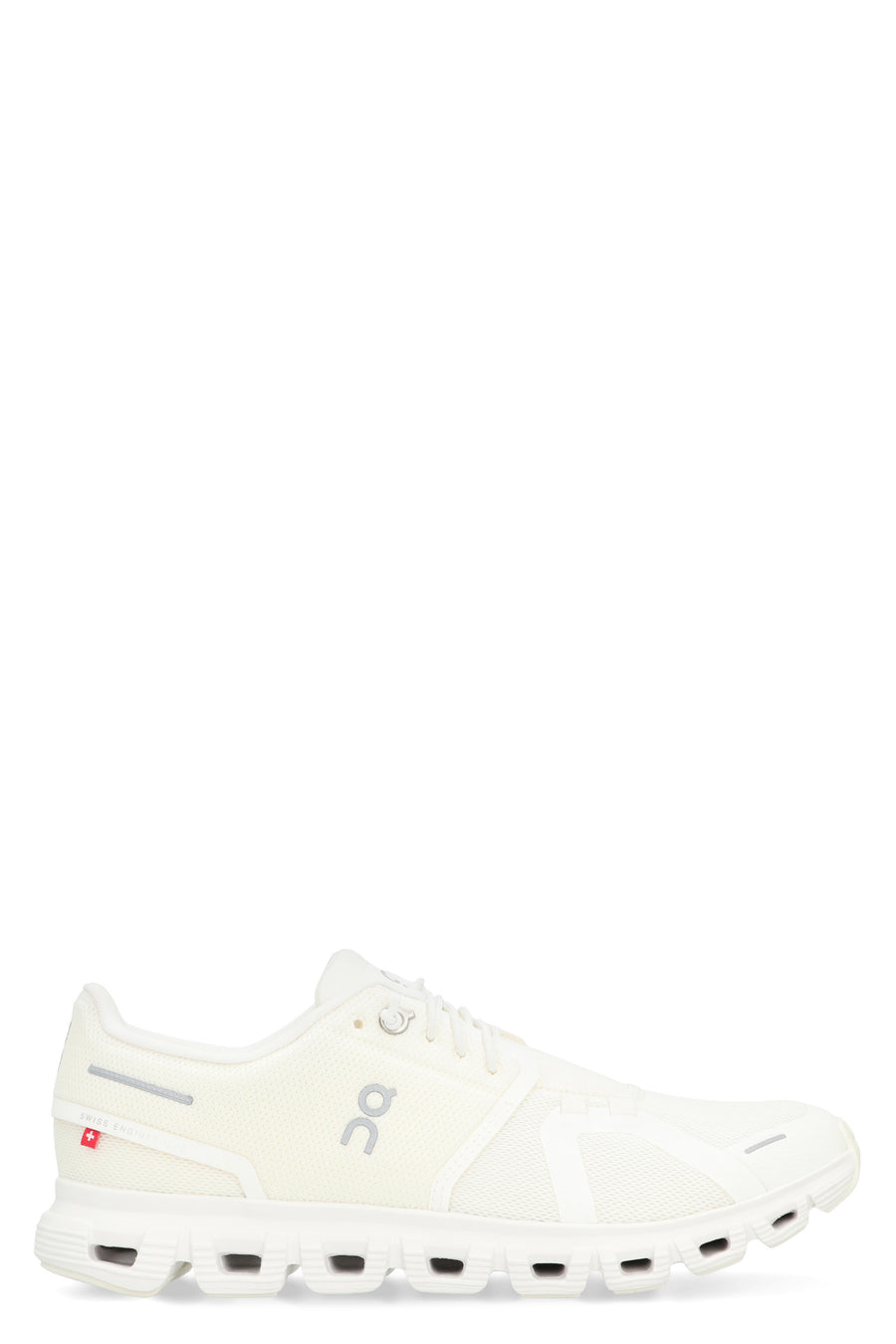 Cloud 6 Low-Top Sneakers White Polyester Trainers