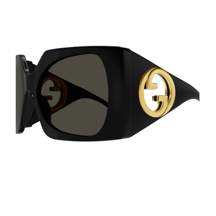 GG1255S 001 Nero Acetate Occhiali Sole