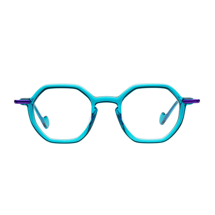 Matttew Jelly 1852 Turchese Viola Acetate/metal Occhiali Da Vista