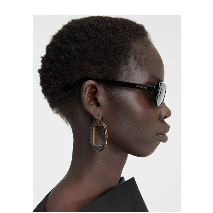 Jacquemus Les lunettes Capri JAC55 C1 black Nero Acetate Occhiali Sole