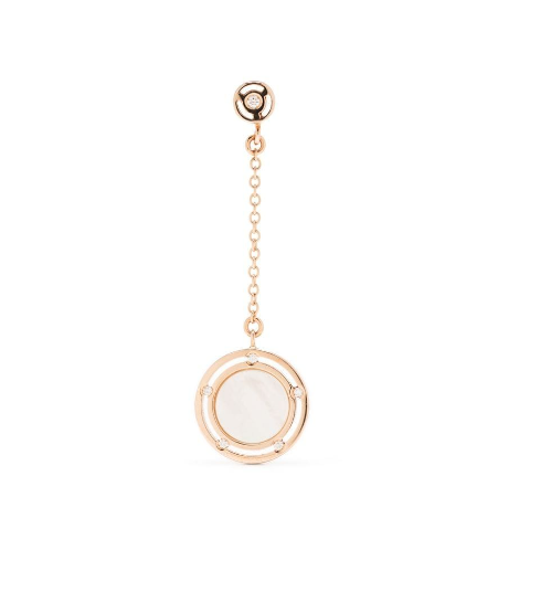 Damiani 18Kt Rose Gold drop earrings in rose gold