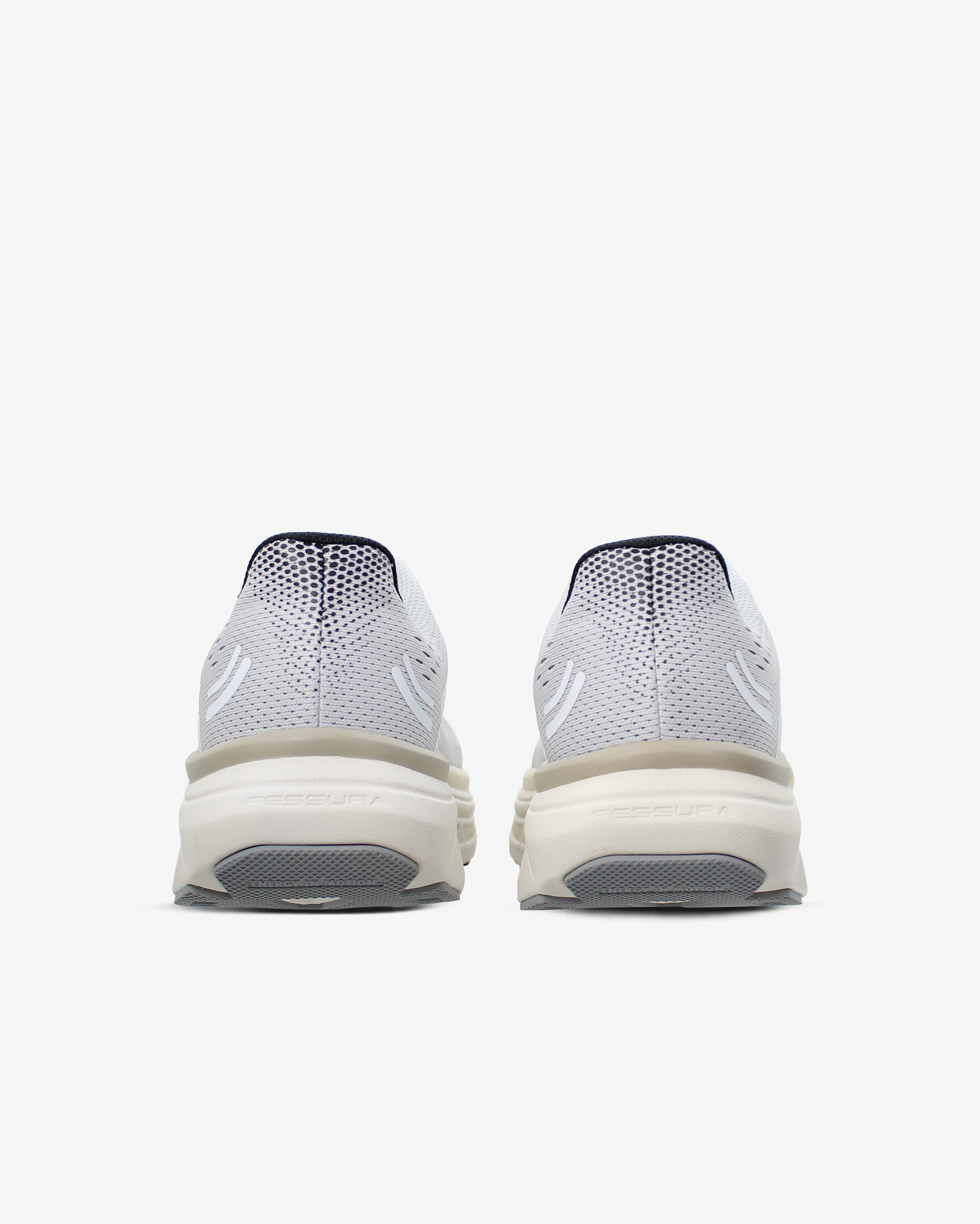 Speed 01 12 Gray White Running Sneakers