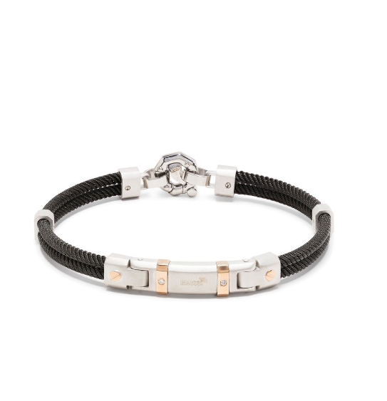Barakà 18kt Rose Gold bracelet in black