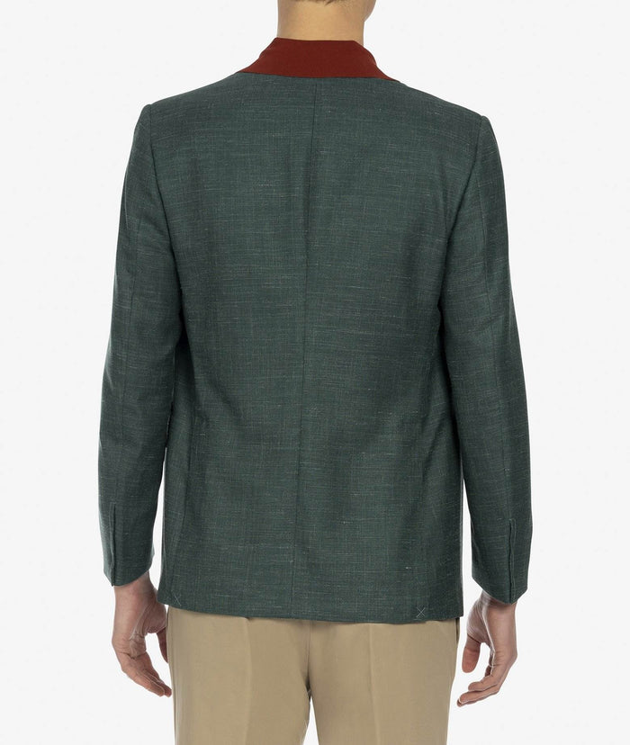Single-Breasted Jacket Cape Town Teal Tailored Made