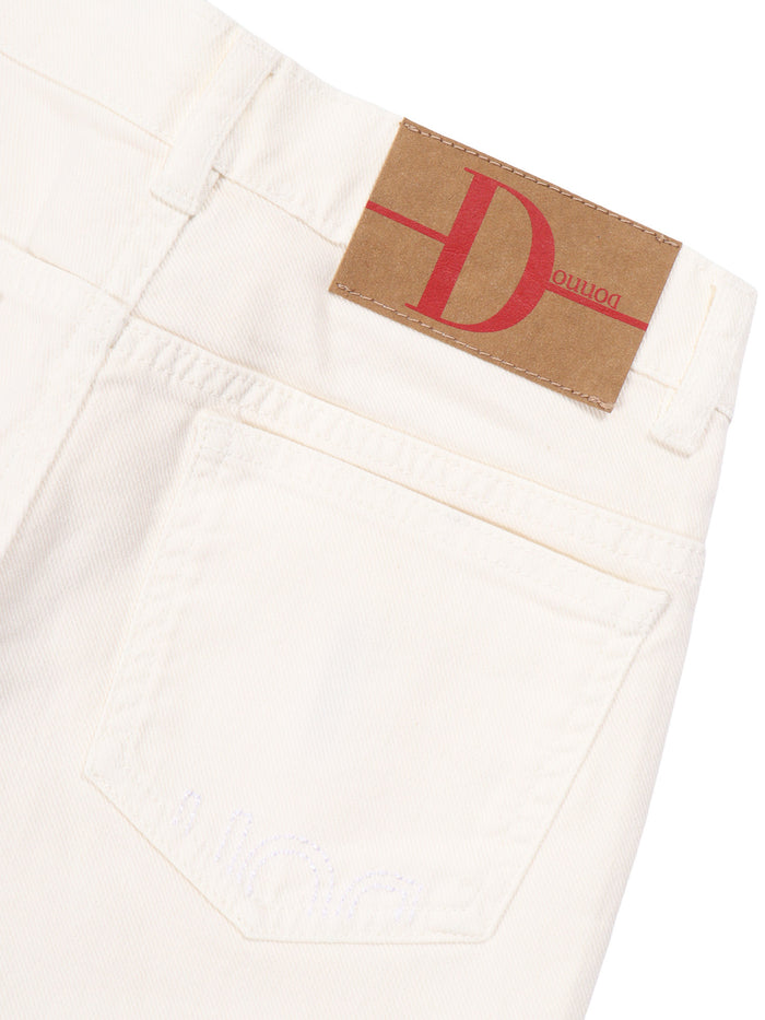 TROUSERS White Viscose Elastane Pant