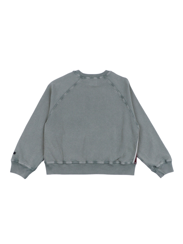 FAGOLO61 T1818 SWEATSHIRTS Grey Cotton Polyester Sweatshirt