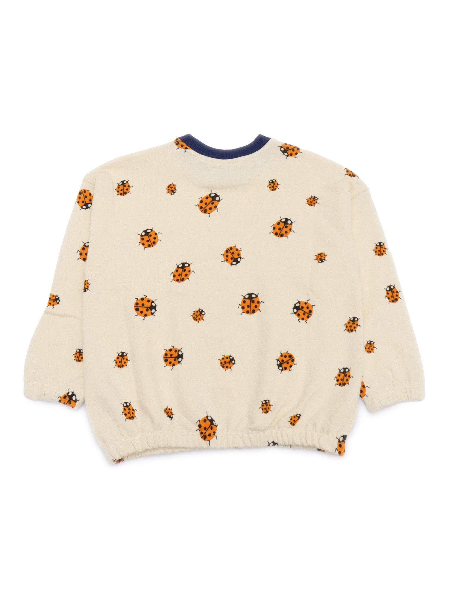 Ladybugs aop sweatshirt White Organic Cotton
