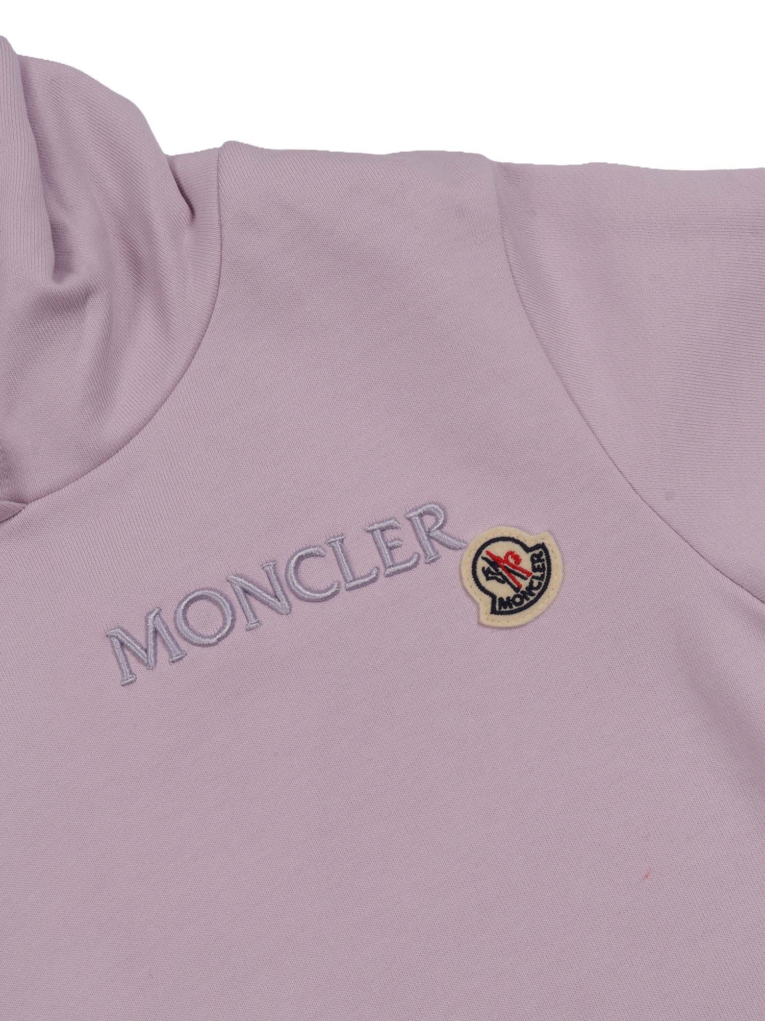 HOODIE SWEATER Pink Cotton Hood Lining Crewneck
