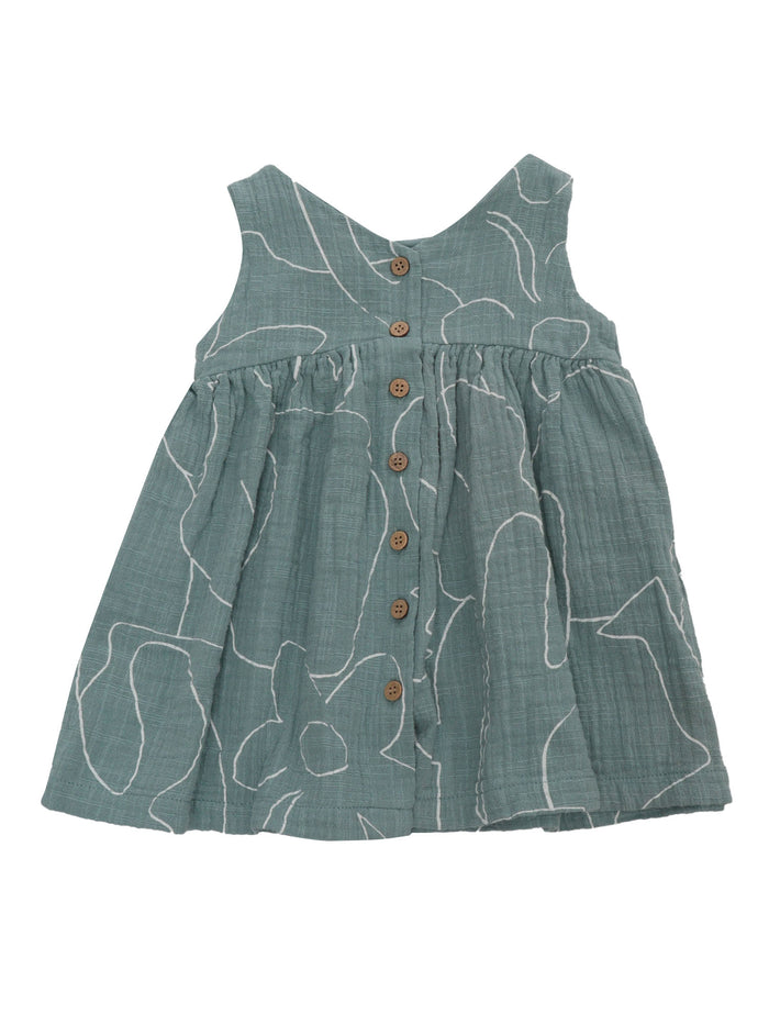 Green dress Cotton