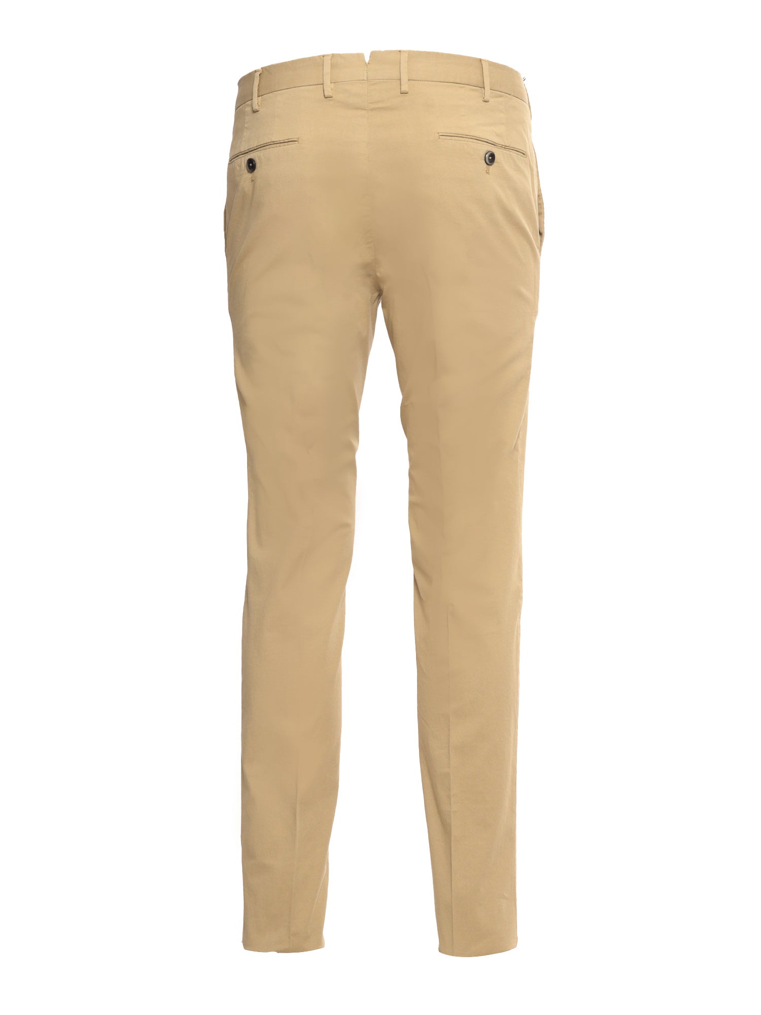 Superslim beige trousers Cotton Elastane Pant