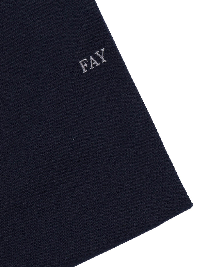DB COLLAR PIQUET POLO Blue Cotton Elastane Shirt