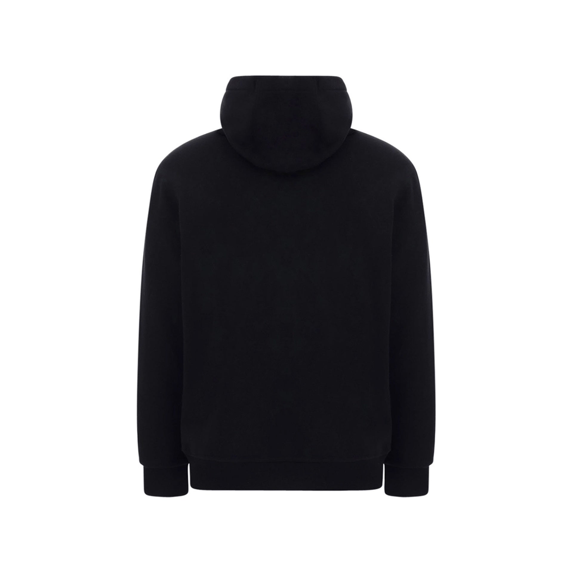 Ansdell Hooded Logo Sweatshirt Black Cotton