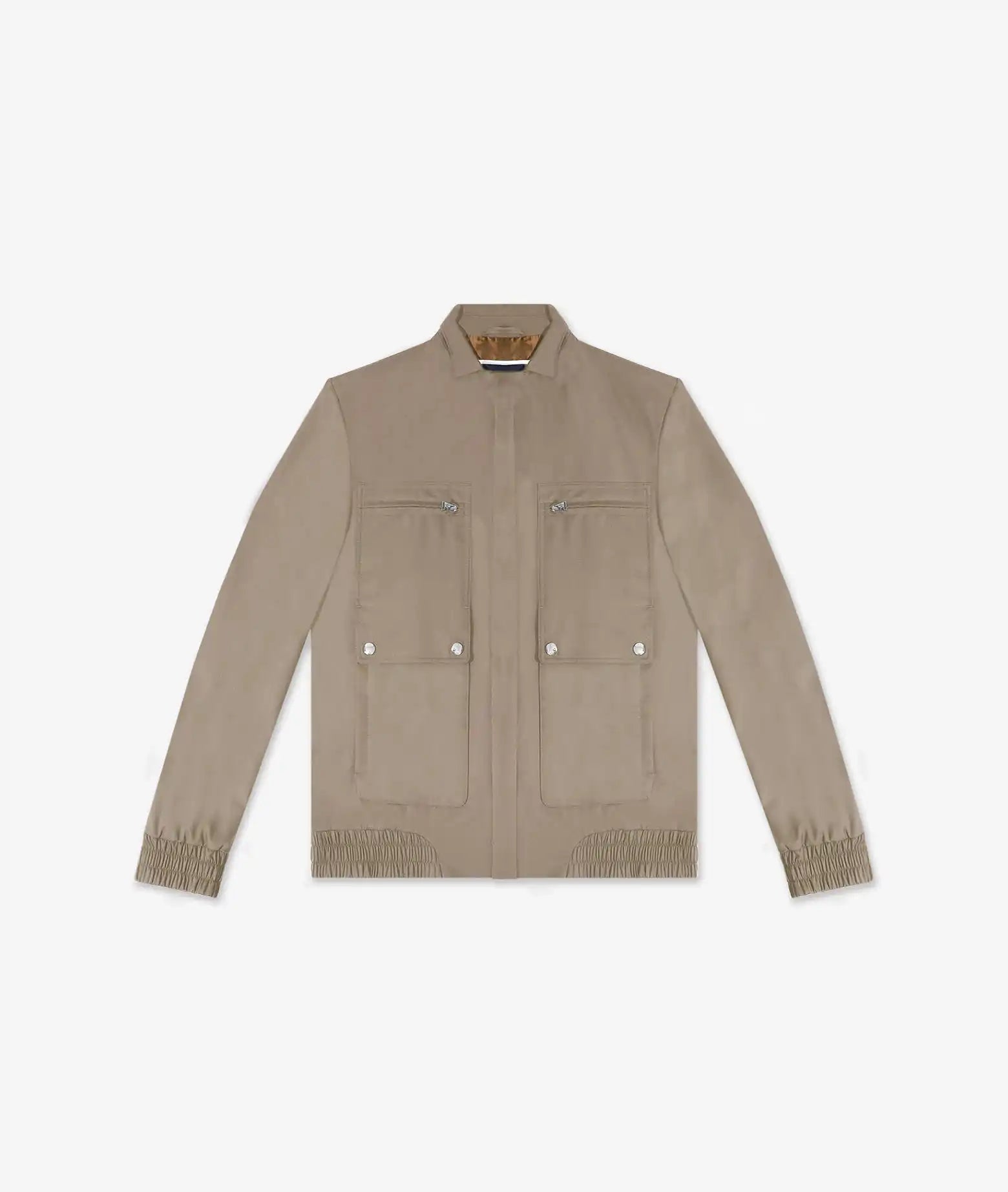 Wool Jacket Croker Brown Sportwear Blouson