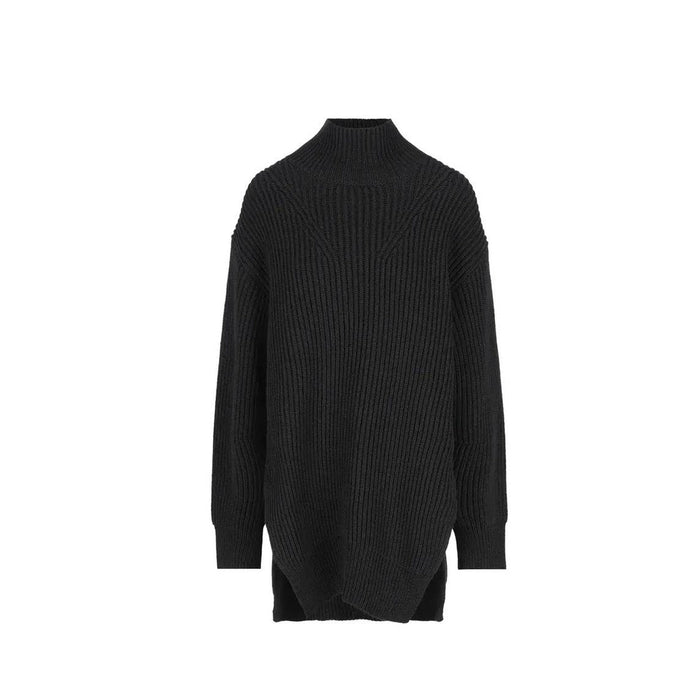 Jil Sander Long Sweater Black Wool