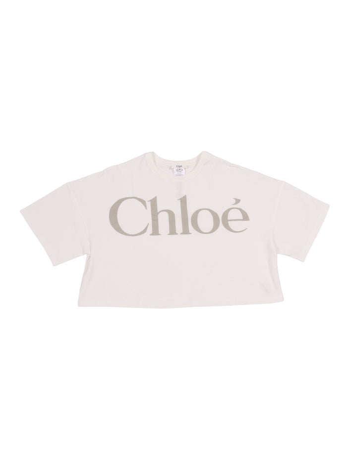 T-Shirt White Cotton Short Sleeves