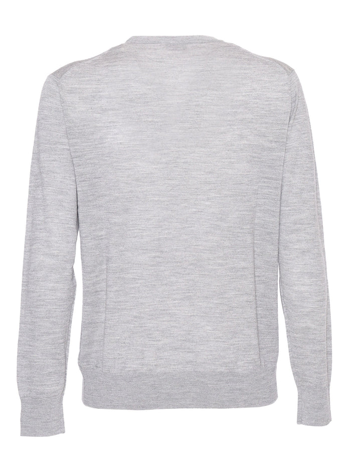 Crew neck sweater Grey Wool Crewneck