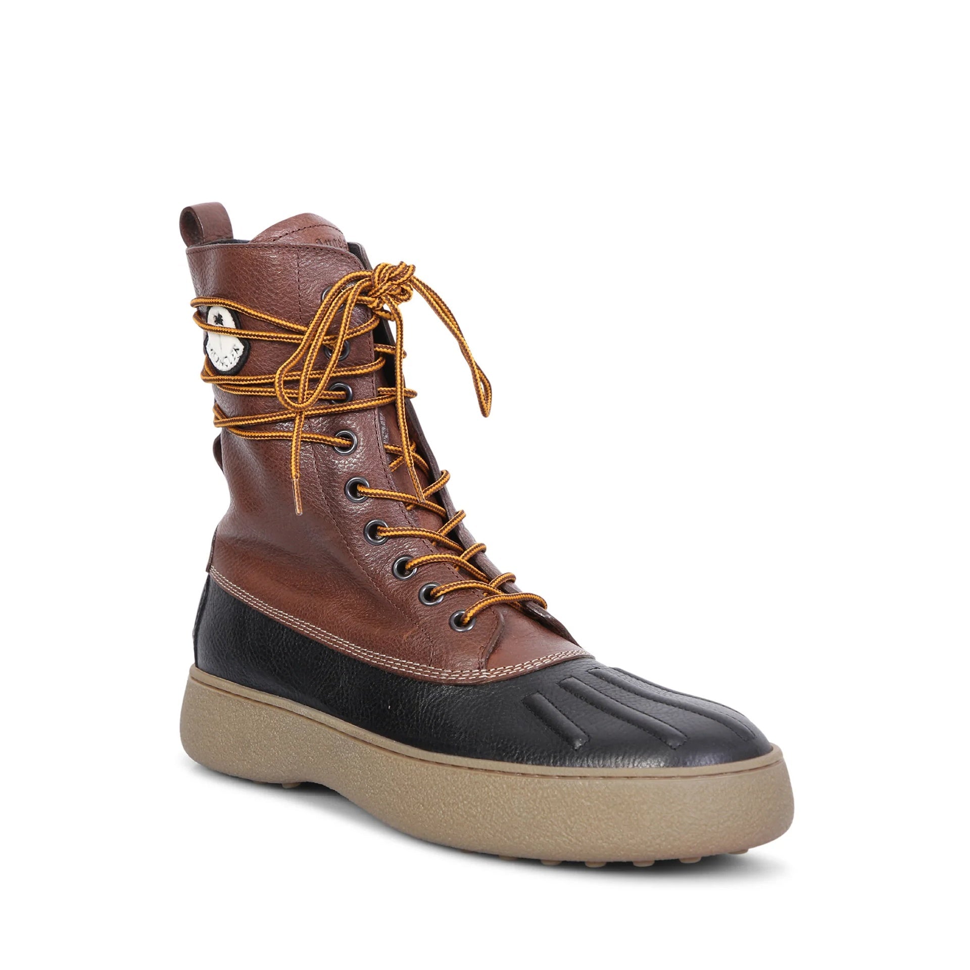 Tods X Moncler Palm Angels Leather Boots Brown Calf