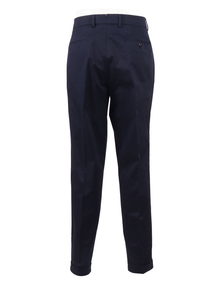 Yretro Long Pants Blue Cotton