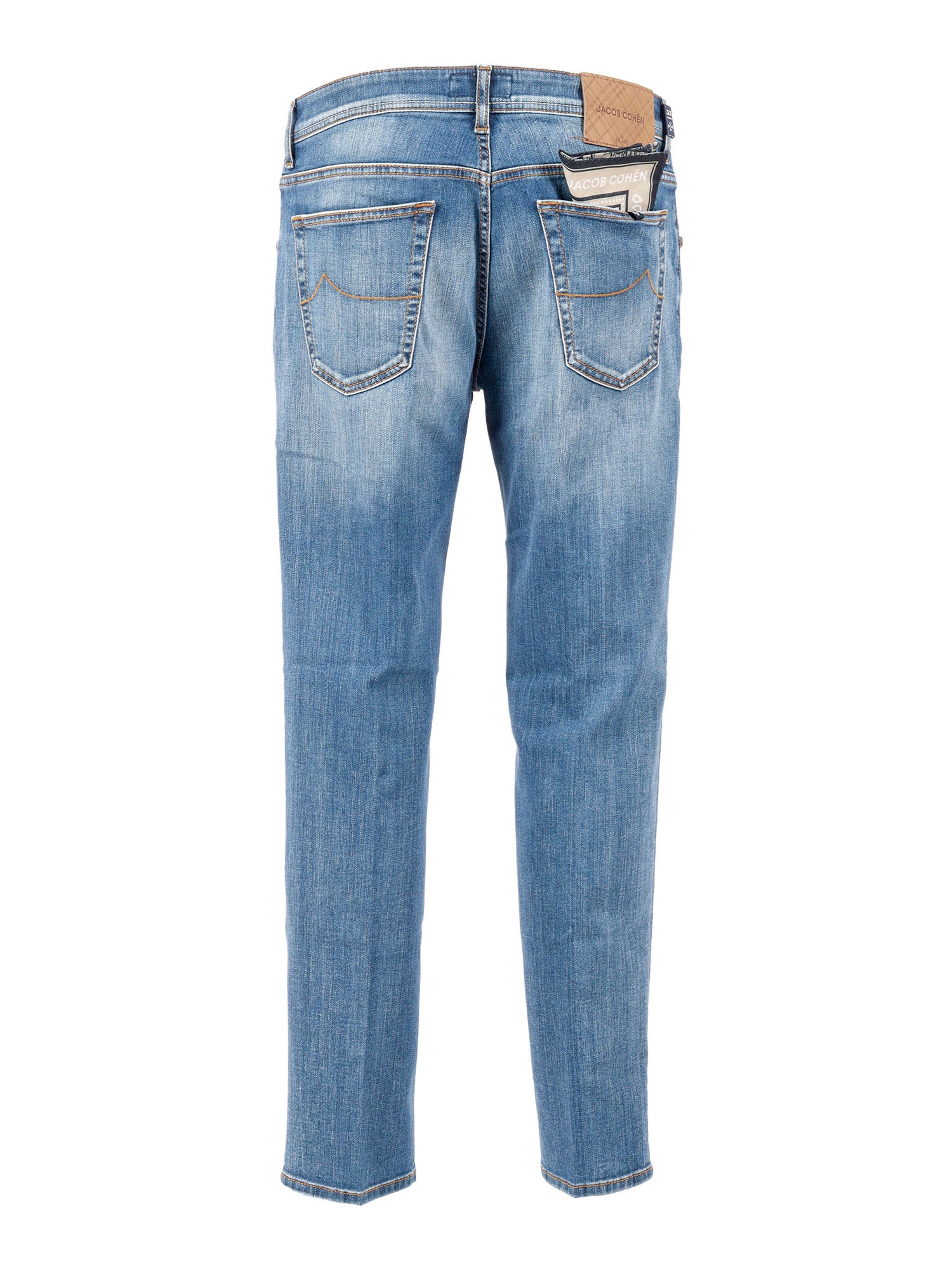 CROPPED SLIM FIT SCOTT 5 POCKETS PANTS Blue Jean