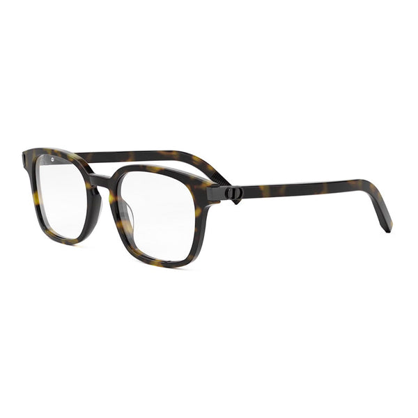 Dior Eyeglasses Square Full Rim, Havana Frame And Clear Demo Lens Cdiconos4i2000 Brown Sunglasses