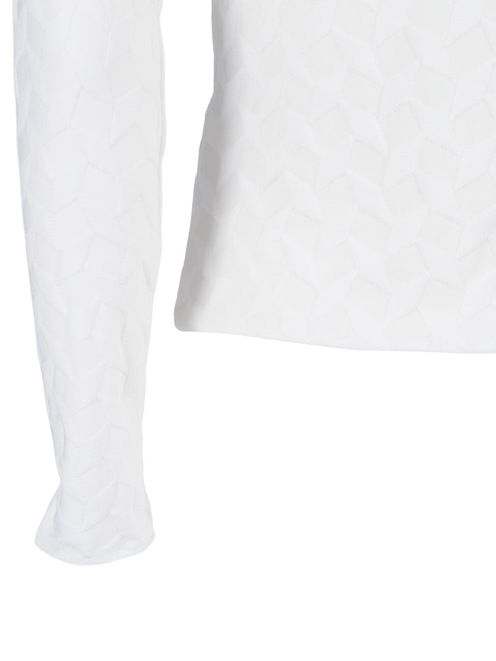 Jumper White Polyamide Elastane Tuta Intera
