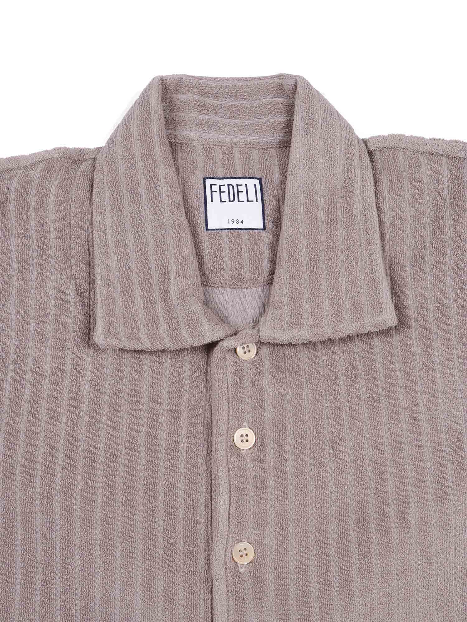 POLO-SHIRT S-S KNITTED MAN Grey Cotton Polo Shirt
