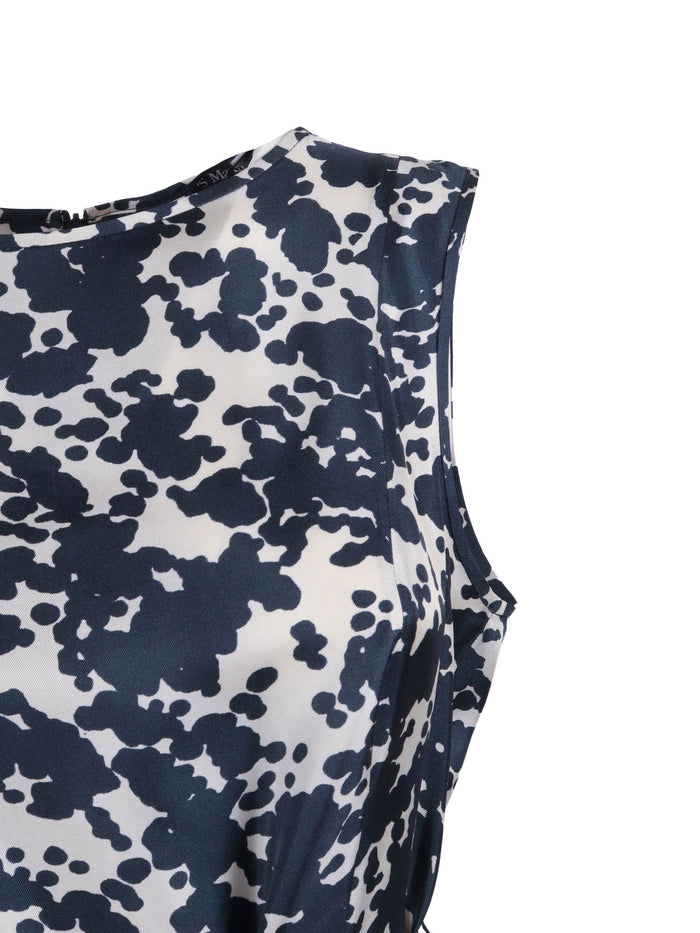 Dress Blue Silk Midi