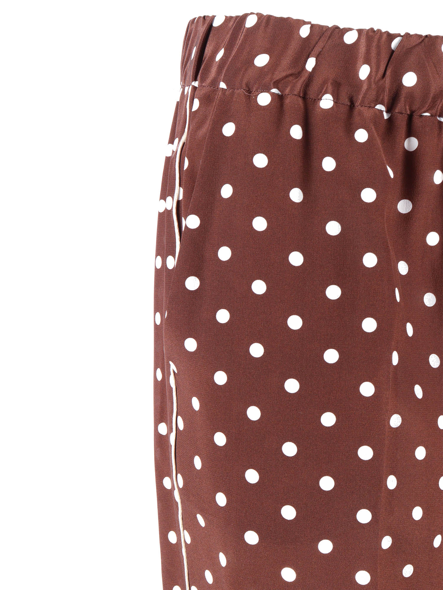 PANTS Brown Silk
