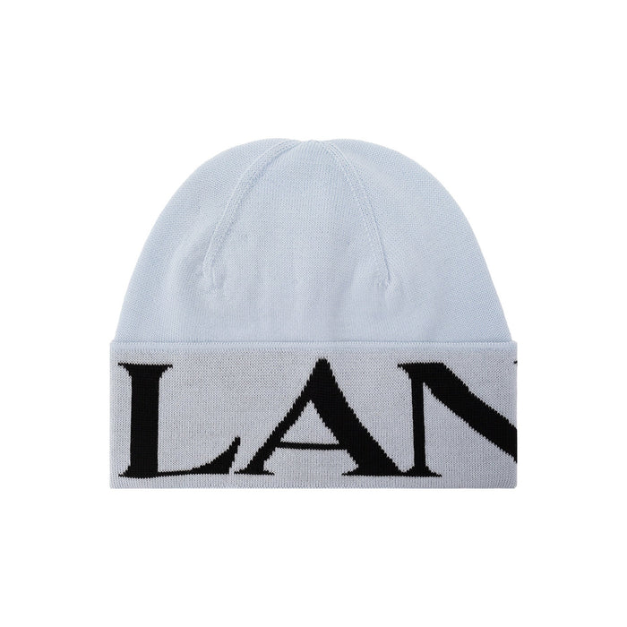 Lanvin Wool Hat Blue Virgin